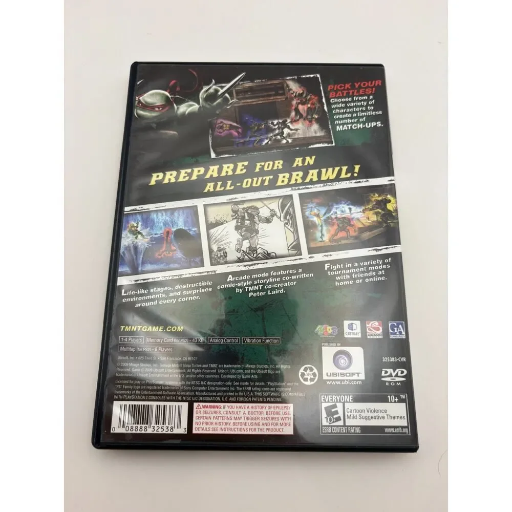 Teenage Mutant Ninja Turtles Smash Up PS2 Sony PlayStation 2 CIB - Tested